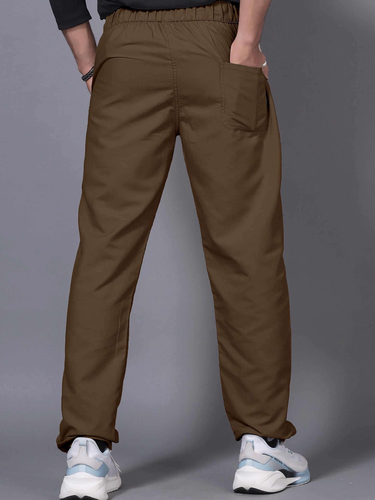 Men Brown Drawstring Pant