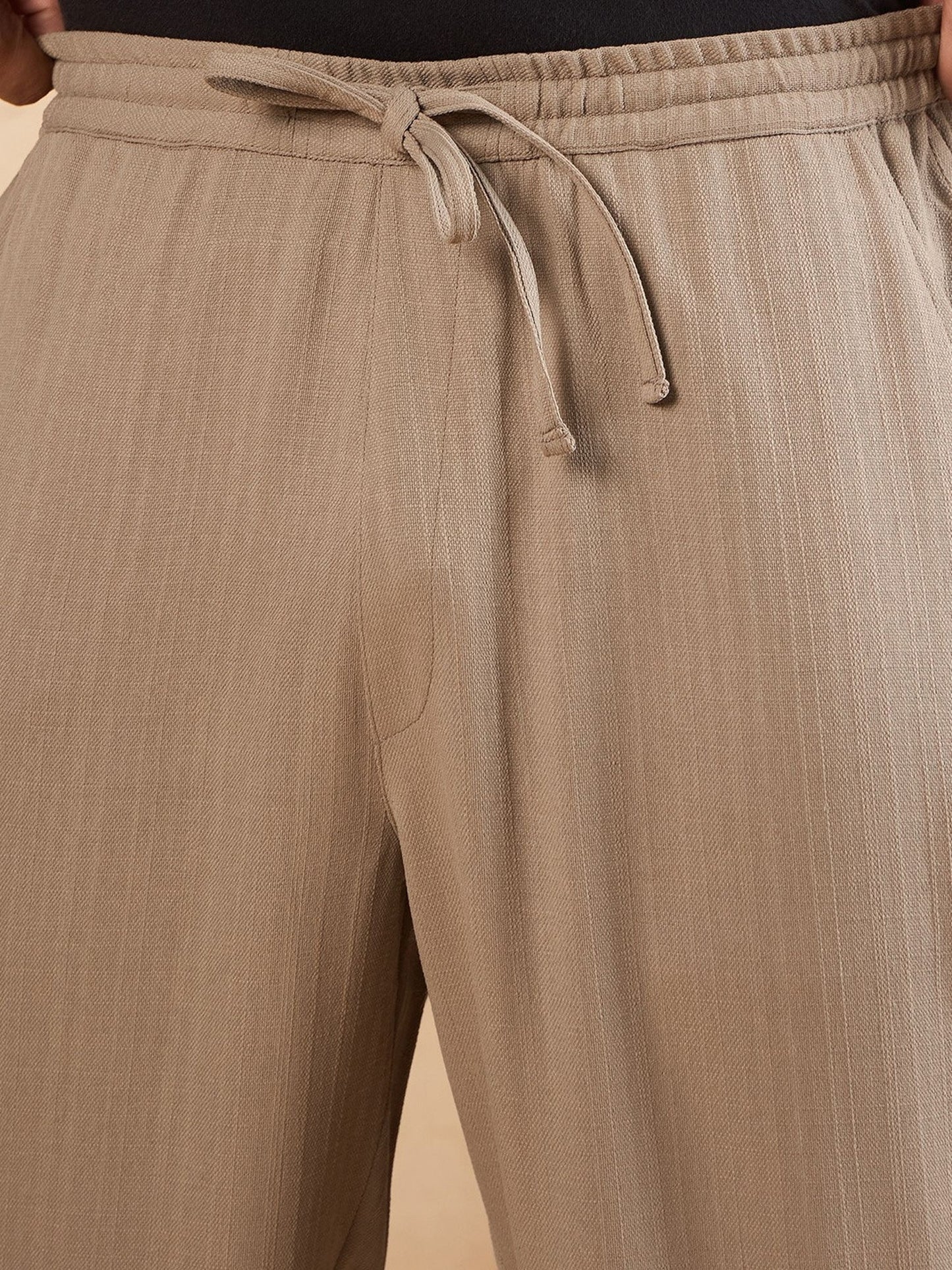 Men Brown Relaxed Fit Pant