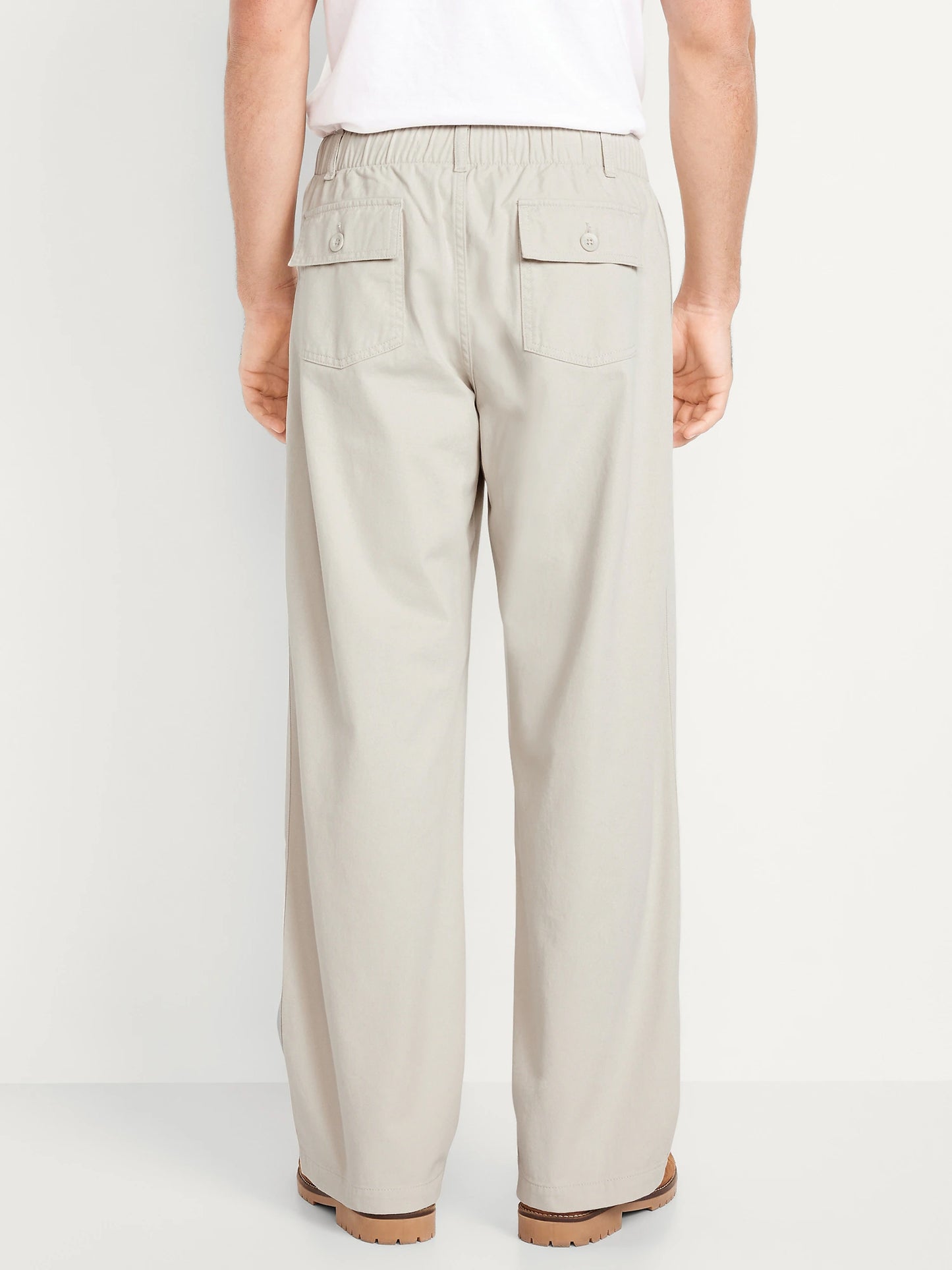 Men Grey Baggy Pant