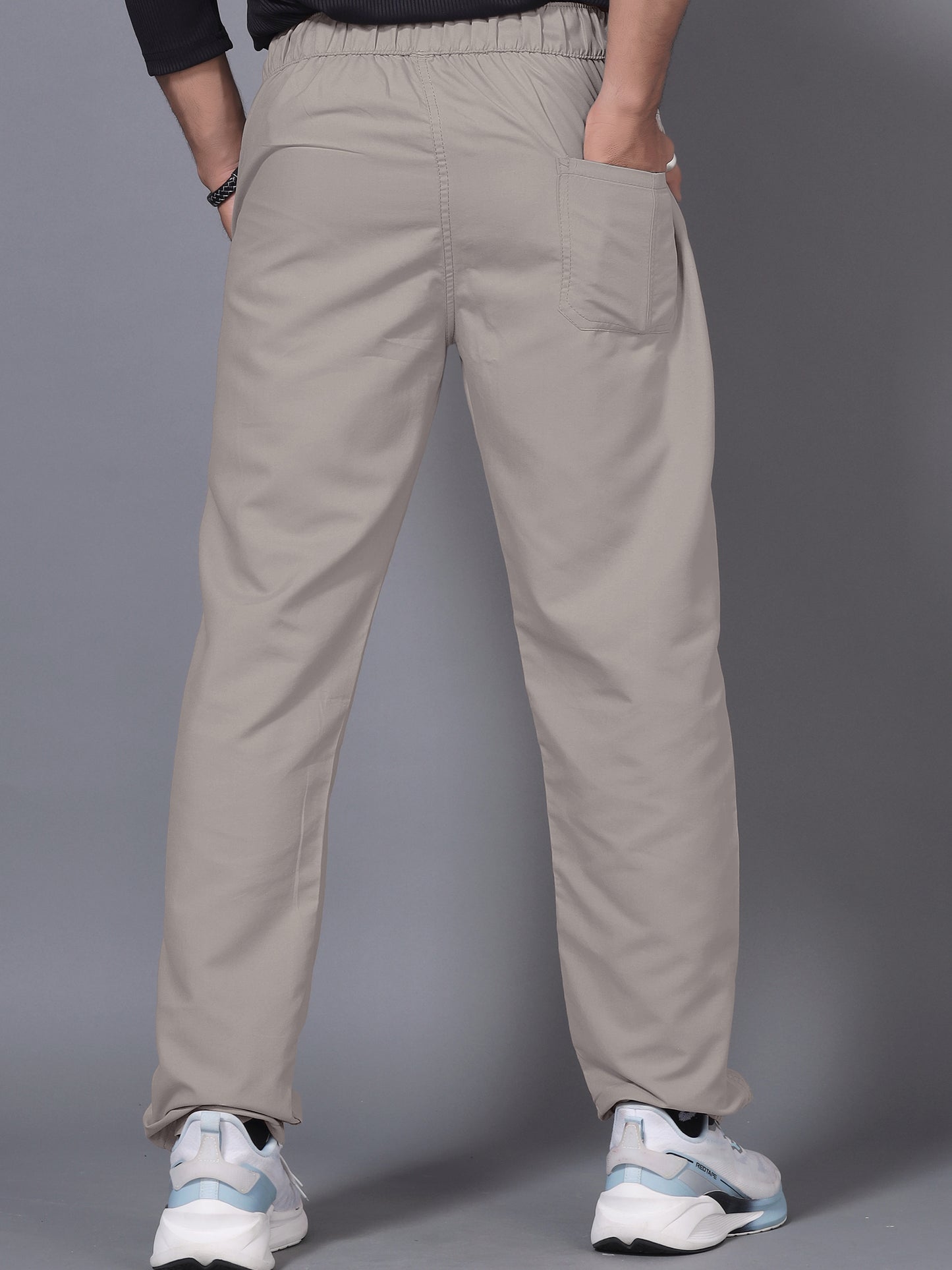 Men Ivory Drawstring Pant